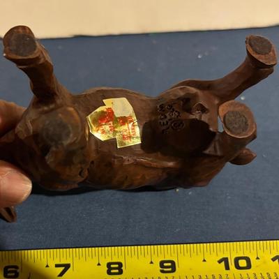 Vintage Red Pecan Shell Cow