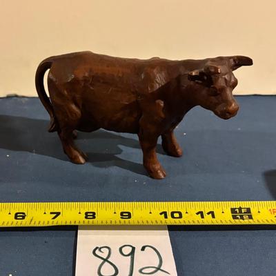 Vintage Red Pecan Shell Cow