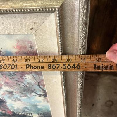 Lot 49 Marty Bell framed, large