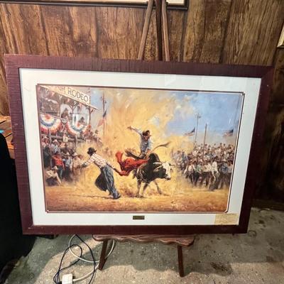 Lot 51 Bull Riding Print