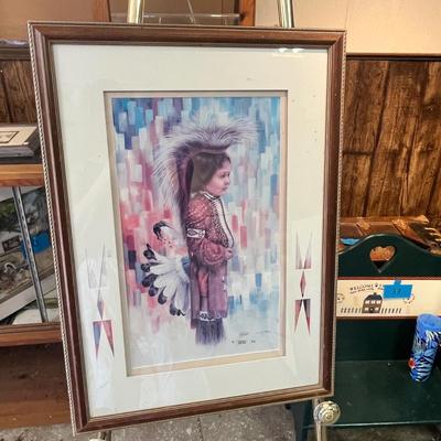 Lot 58 Native American Print