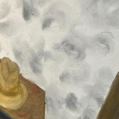 Lot 59 Stairs painting