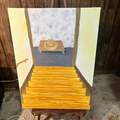 Lot 59 Stairs painting