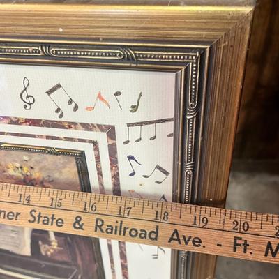 Lot 65 The piano lesson print