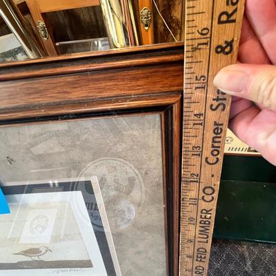 Lot 66 Bird Print, framed