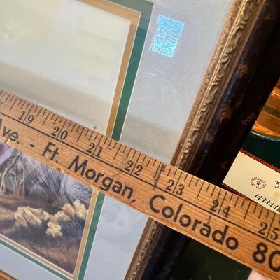 Lot 68 Elk Print, Neat frame