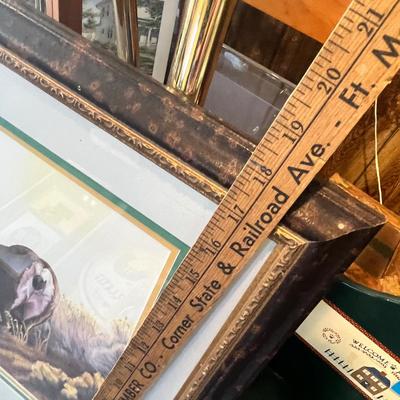 Lot 68 Elk Print, Neat frame