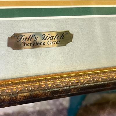 Lot 68 Elk Print, Neat frame