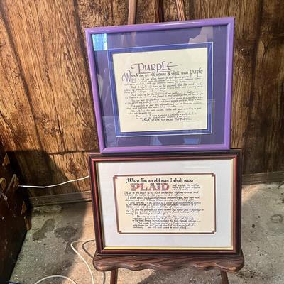 Lot 74 Saying Pictures lot of 2