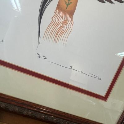Lot 75 Unusual Native American Print