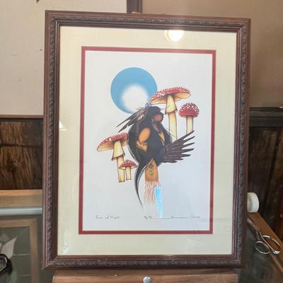 Lot 75 Unusual Native American Print