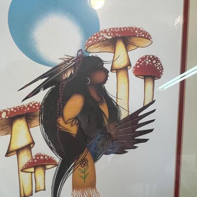 Lot 75 Unusual Native American Print