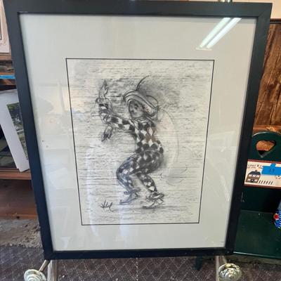 Lot 81 Harlequin Print