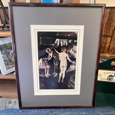 Lot 86 Nude print
