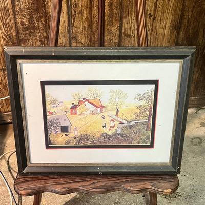 Lot 87 Farm scene print