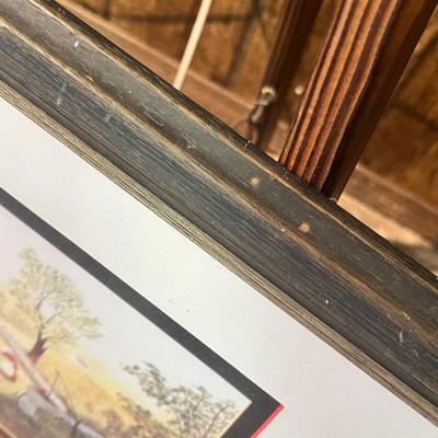 Lot 87 Farm scene print