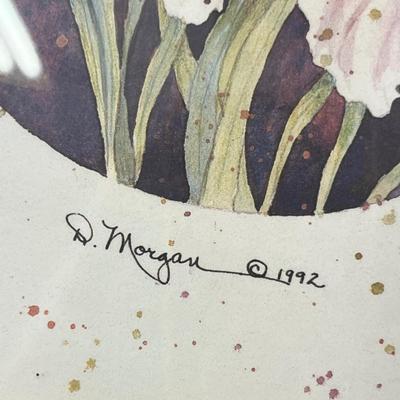 Lot 90 Iris Print w/ saying