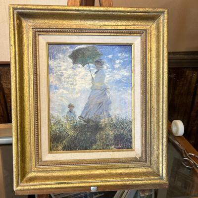 Lot 94 Lady with umbrella print