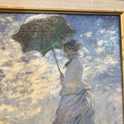 Lot 94 Lady with umbrella print