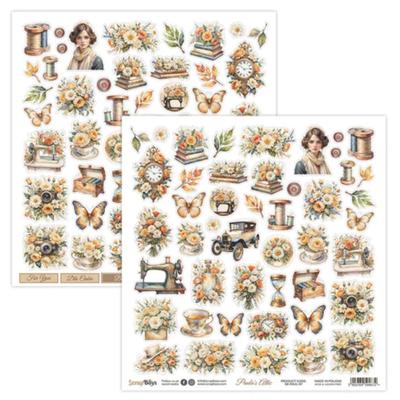 ScrapBoys Paula's Attic 12" x 12" Pack Scrapbook Cardmaking 12 Double Faced Acid & Lignin Free Sheets of Paper - Made...