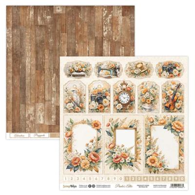 ScrapBoys Paula's Attic 12" x 12" Pack Scrapbook Cardmaking 12 Double Faced Acid & Lignin Free Sheets of Paper - Made...