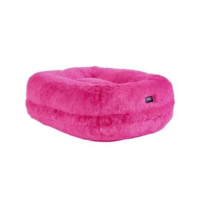 Pink Luxury Donut Cat Bed – Super Soft & Washable by Omlet