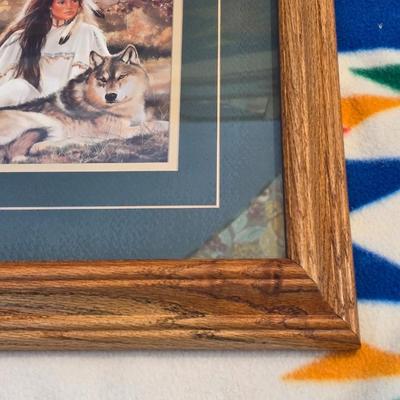 Broken Spirits Collection – Hand-Carved Southwest Pottery Bonnie Greenhouse & Framed Print Set