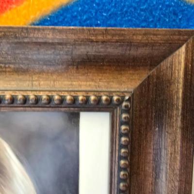 Framed Portrait by Mariela Villasmil-Kaminski & Signed Southwestern Hanging Pottery Vase