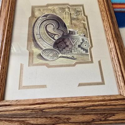 Set of 2 Signed Southwestern Prints by Greg Anderson – Framed Art with Artist Info