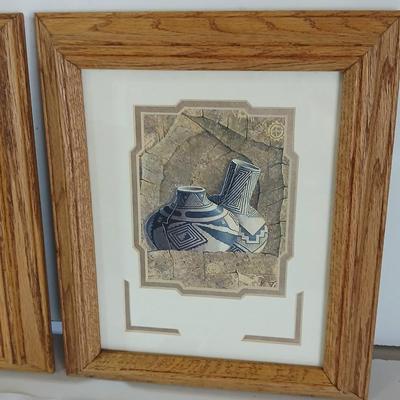 Set of 2 Signed Southwestern Prints by Greg Anderson – Framed Art with Artist Info