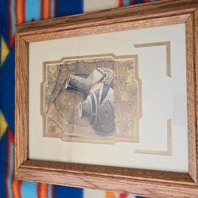 Set of 2 Signed Southwestern Prints by Greg Anderson – Framed Art with Artist Info