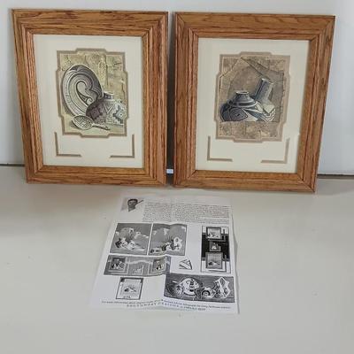 Set of 2 Signed Southwestern Prints by Greg Anderson – Framed Art with Artist Info