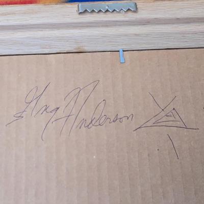 Set of 2 Signed Southwestern Prints by Greg Anderson – Framed Art with Artist Info