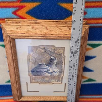 Set of 2 Signed Southwestern Prints by Greg Anderson – Framed Art with Artist Info