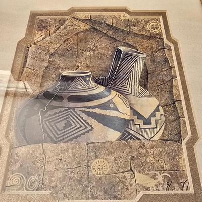Set of 2 Signed Southwestern Prints by Greg Anderson – Framed Art with Artist Info