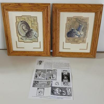 Set of 2 Signed Southwestern Prints by Greg Anderson – Framed Art with Artist Info