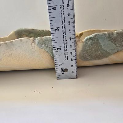 Handmade Organic Studio Pottery Tray – Abstract Glaze Design