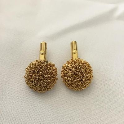 Vintage Christian Dior, gold tone, men’s cufflinks