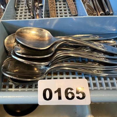 International Silver Vintage Flatware Lot "Random Rose"