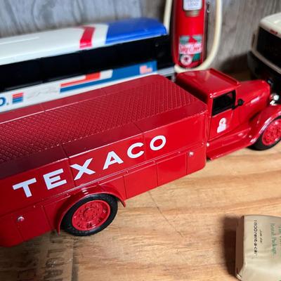 Vintage Toy Lot - Texaco, Hotwheels, Trucks, Cars