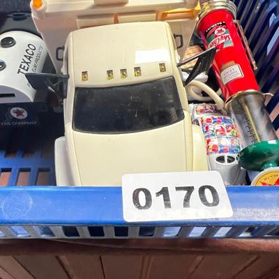 Vintage Toy Lot - Texaco, Hotwheels, Trucks, Cars