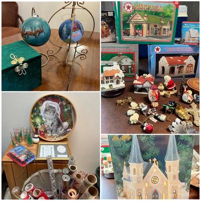 Big Christmas Lot - Figurines, Ornaments, Collectibles, Wrapping