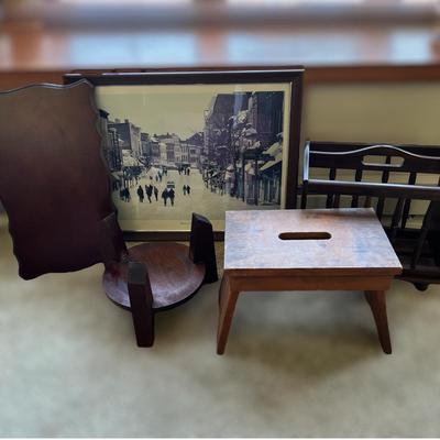 Vintage Wood Decorative Lot
