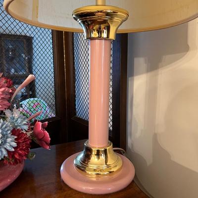1980's Flamingo Pink Decorative Lot