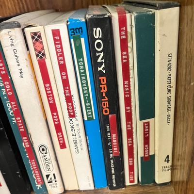 Lot 104 Reel to reel tapes