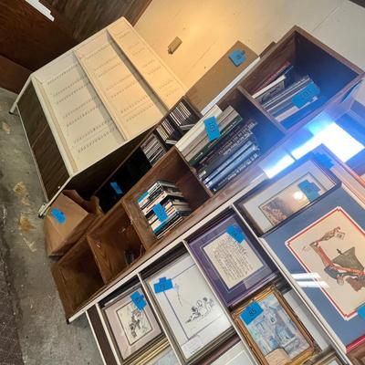 Lot 105 Tall narrow shelf