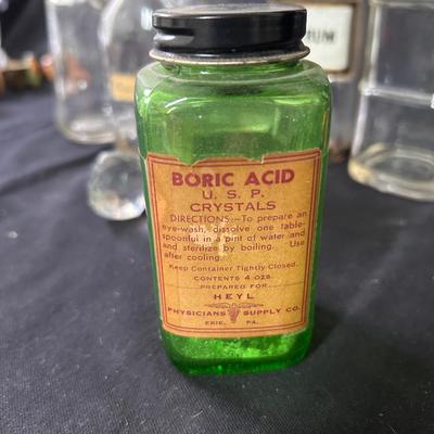 7 Antique bottles