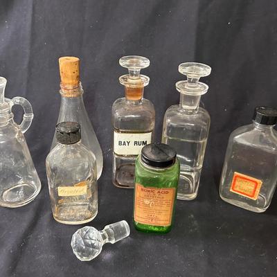 7 Antique bottles