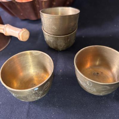 Mix of copper / brass items