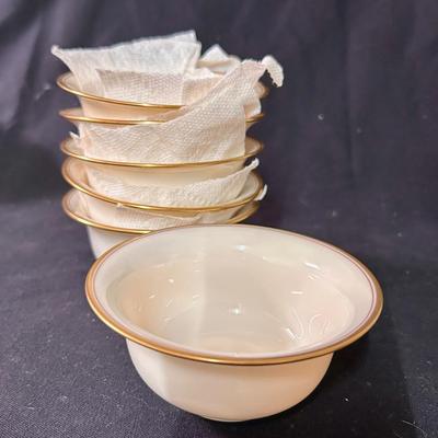 6 vintage Lenox bowls